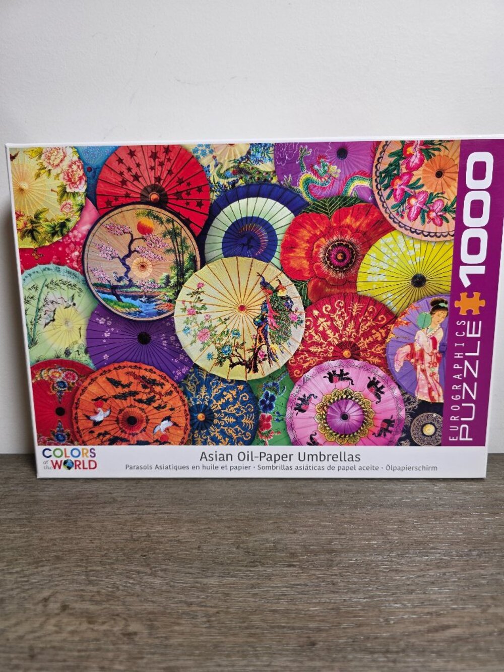 Asian Oil-Paper Umbrellas - 1000 Piece Jigsaw Puzzle by Eurographics